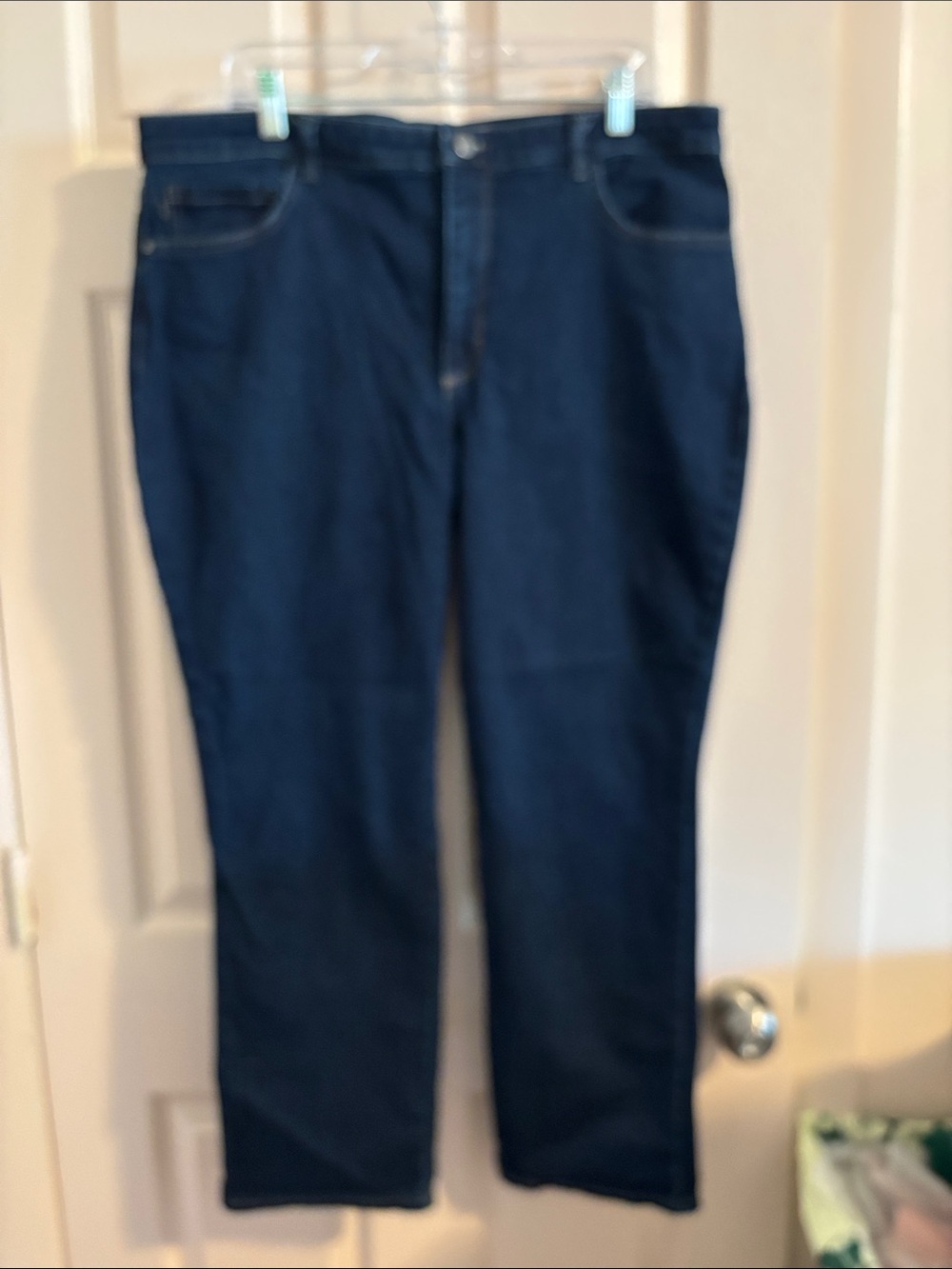 Lee Women's Straight Leg Jeans in Dark Blue